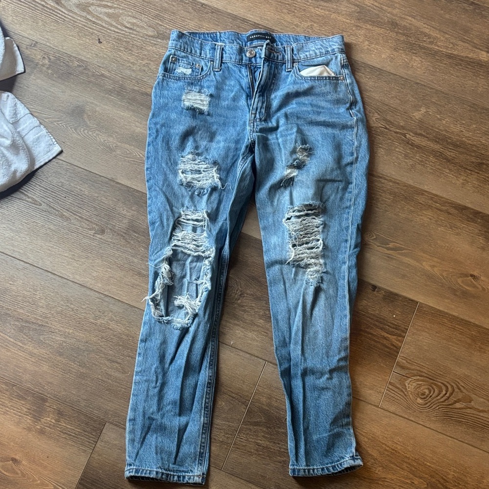 Aeropostale Light Blue Mom Jeans